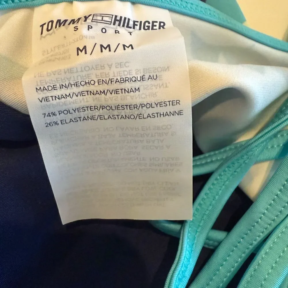Tommy Hilfiger Women’s Colorful Floral Women's Sports Bra NWT Medium